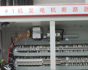 發電機斷路器柜熒光光纖測溫